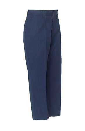 Royal Park Men's Uniform, Flat-Front Pants, Size 30 Waist x 32 Inseam, Navy