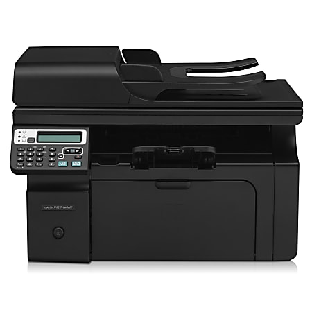 HP LaserJet Pro M1210 M1217NFW Laser Multifunction Printer - Monochrome - Copier/Fax/Printer/Scanner - 19 ppm Mono Print - 600 x 600 dpi Print - Manual Duplex Print - 1200 dpi Optical Scan - 150 sheets Input - Fast Ethernet - Wireless LAN