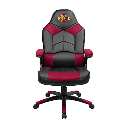 Imperial NCAA Faux Leather Oversized Computer Gaming Chair, Iowa State