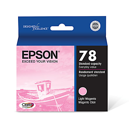 Epson® 78 Claria® Light Magenta Ink Cartridge, T078620