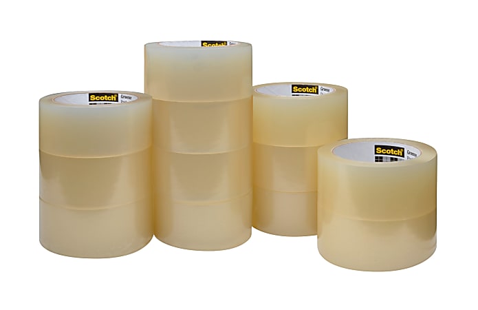 Scotch® Greener Commercial Grade Shipping Packing Tape, Pack Of 12