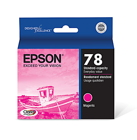 Epson® 78 Claria® Magenta Ink Cartridge, T078320