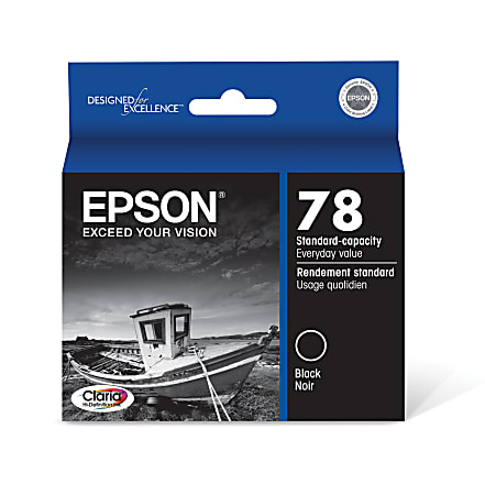 Epson® 78 Claria® Black Ink Cartridge, T078120