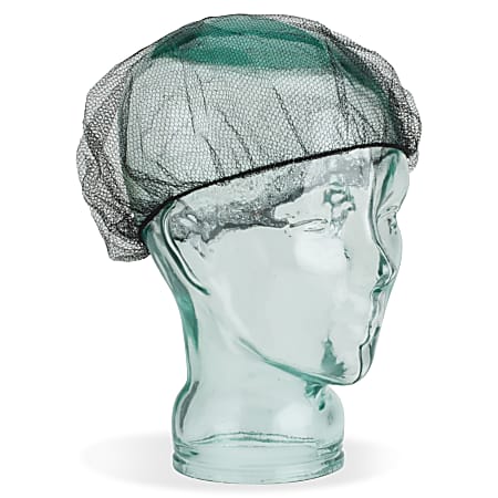 Genuine Joe Black Nylon Hair Net - Recommended for: Food Handling, Food Processing - Large Size - 21 Genuine Joe Black Nylon Hair Net - Recommended for: Food Handling, Food Processing - Large Size - 21