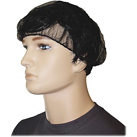 Genuine Joe Black Nylon Hair Net - Recommended for: Food Handling, Food Processing - Large Size - 21 Genuine Joe Black Nylon Hair Net - Recommended for: Food Handling, Food Processing - Large Size - 21