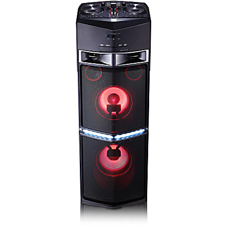 LG OJ98 Mini Hi Fi System 1800 W RMS Black CD Player Discs FM CD