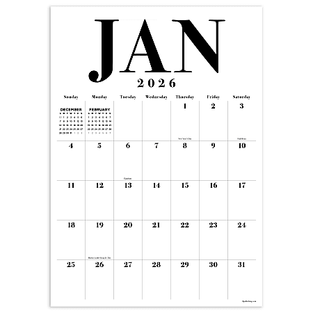 2026 TF Publishing Medium Art Poster Wall Calendar, 12" x 17", Art, January To December