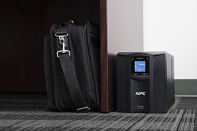 APC Smart UPS 8 Outlet Standalone Tower Uninterruptible Power Supply  1000VA700 Watts SMT1000C - Office Depot