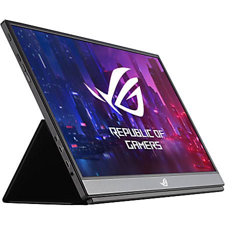 Asus ROG Strix XG17AHPE 17" Class Full HD Gaming LCD Monitor - 16:9 - Black - 17.3" Viewable - In-plane Switching (IPS) Technology - 1920 x 1080 - Adaptive Sync - 300 Nit Maximum - 3 ms - GTG Refresh Rate - Speakers