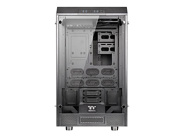 Thermaltake The Tower 900 Computer Case - Full-tower - Black, Transparent - Hot Dip Galvanized Steel - 9 x Bay - 2 x 5.51" x Fan(s) Installed - Mini ITX, ATX, Micro ATX, EATX Motherboard Supported - 13 x Fan(s) Supported