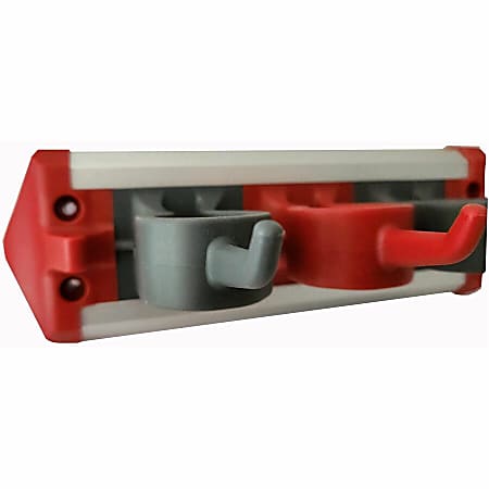Vileda Professional Handle Holder - 3 Hooks - 33 lb (14.97 kg) Capacity - for Mop, Broom, Clothes, Laundry Room, Garage, Tool - Rubber - Multi - 1 Each Vileda Professional Handle Holder - 3 Hooks - 33 lb (14.97 kg) Capacity - for Mop, Broom, Clothes, Laundry Room, Garage, Tool - Rubber - Multi - 1 Each