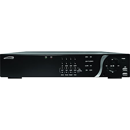 Speco N16NSP 16 Channel NVR with 8 Channel Built-In PoE and Digital Deterrent