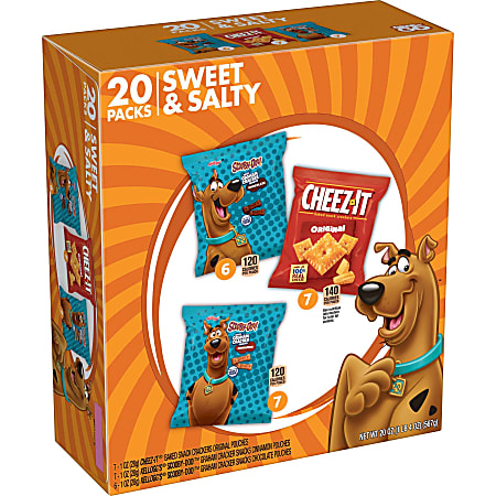 Kellogg's Sweet & Salty Multi-Pack, 1 Oz, Box Of 20 Pouches