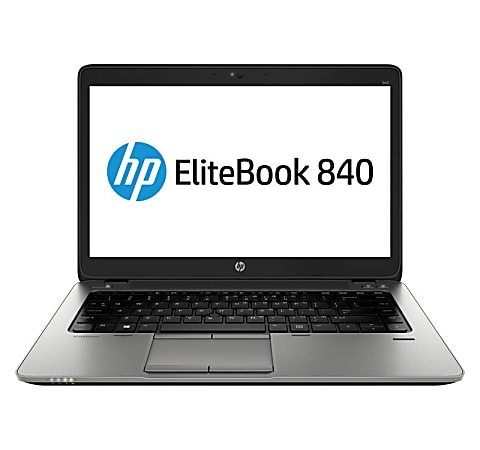 HP EliteBook 840 G1 Refurbished Laptop, 14" Screen, Intel® Core™ i5, 4GB Memory, 120GB Solid State Drive, Windows® 10, RF620036