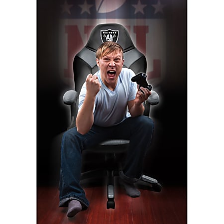 Imperial NFL Faux Leather Oversized Computer Gaming Chair Las Vegas ...