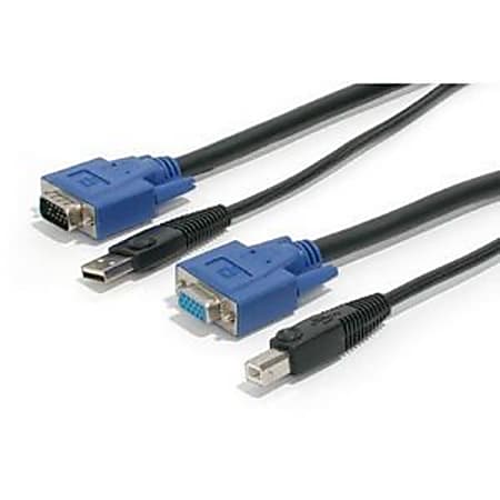 StarTech.com 15 ft 2-in-1 Universal USB KVM Cable - 15ft