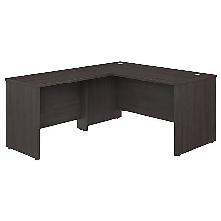 Bush Business Furniture Studio C 60"W L-Shaped Corner Desk With Return, Storm Gray, Premium Installation