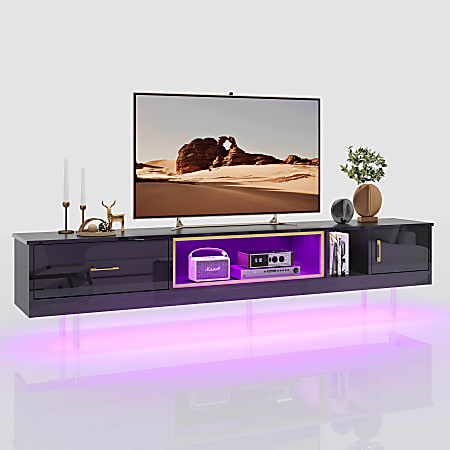 Acrylic sales tv console