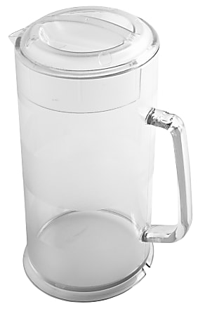 Cambro Camwear® Pitchers, Covered, 64 Oz, Clear, Pack Of 6 Pitchers