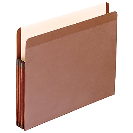 Pendaflex® Tyvek® Premium Reinforced File Pocket, 3 1/2" Expansion, 9 1/2" x 11 3/4", Dark Brown, Box Of 10 File Pocket