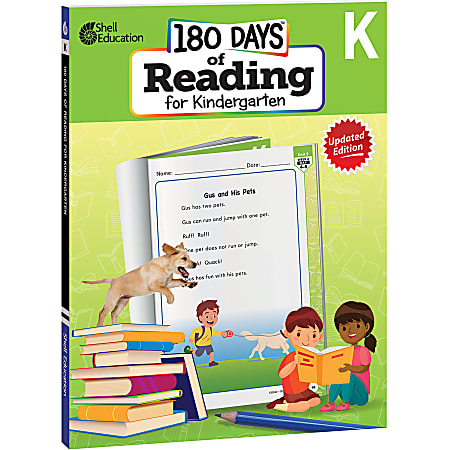 Shell Education 180 Days Of Reading 2nd Edition, Grade K