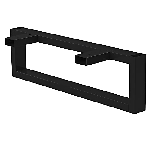 Lorell® Kingsley Open Desking Low Work Surface O-Leg Support, 29 1/2"D, Black