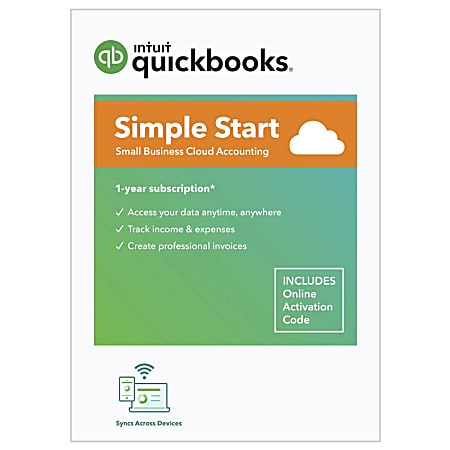 QuickBooks Online Simple Start 2022, Online Code