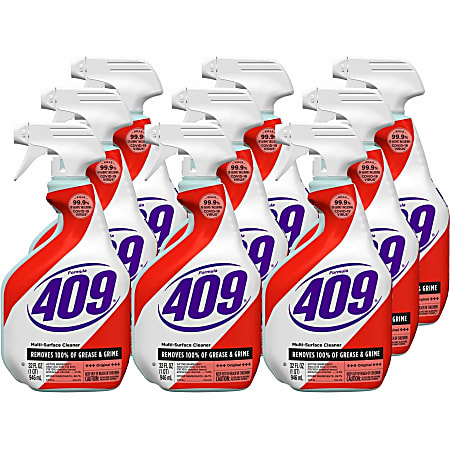 Formula 409 Multi-Surface Cleaner - 32 fl oz (1 quart) - Original Scent - 1 Each - Anti-bacterial, Deodorize, Disinfectant - White, Red