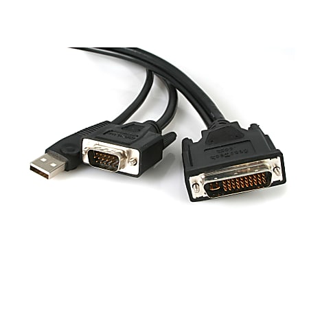 StarTech.com 6 ft M1 to VGA Projector Cable with USB - M1-DA (M) - 4 pin USB Type A, HD-15 (M) - 6 ft - A single cable solution for your presentation needs - 6ft m1 to vga - 6ft m1 da cable - 6ft vga projector cable