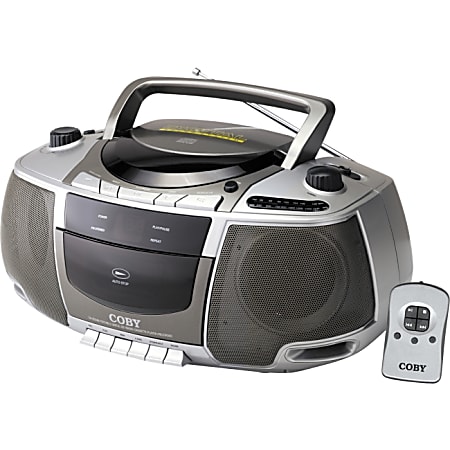 Coby CX-CD250 Portable CD / Radio / Stereo Cassette Player/Recorder