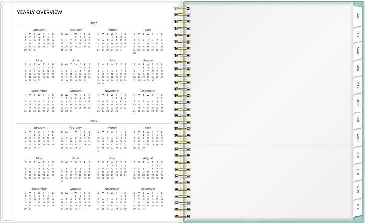 Blue Sky WeeklyMonthly Planning Calendar 8 12 x 11 Elysian Clear