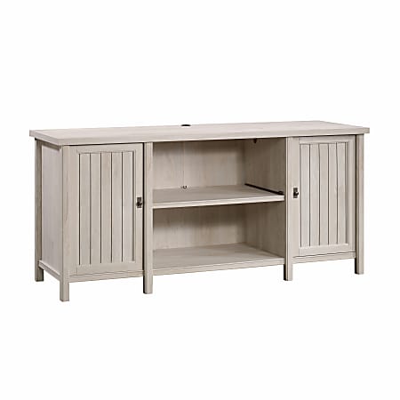 Sauder Costa Credenza Chalked Chestnut Office Depot