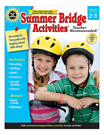 Carson-Dellosa Summer Bridge Activities Workbook, 2nd Edition, Grades 2-3