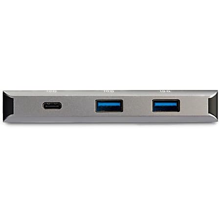 StarTech.com 3 Port USB C Hub with Gigabit Ethernet - 2x USB-A/1x USB-C - SuperSpeed 10Gbps USB 3.1/3.2 Gen 2 Type C Hub