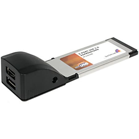 StarTech.com 2 Port ExpressCard Laptop USB 2.0 Adapter Card - 2 x 4-pin Type A Female USB 2.0 USB - Plug-in Module