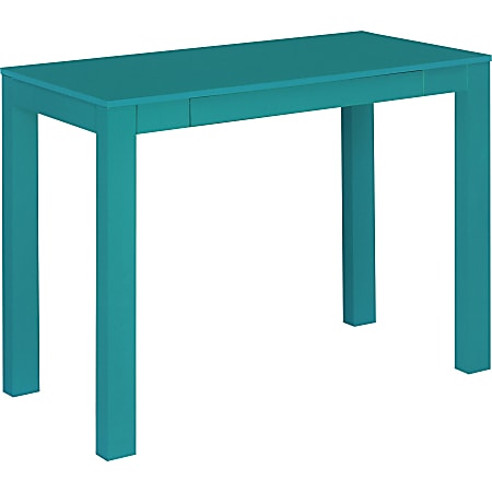 Ameriwood™ Home Parsons Desk With Drawer, Teal