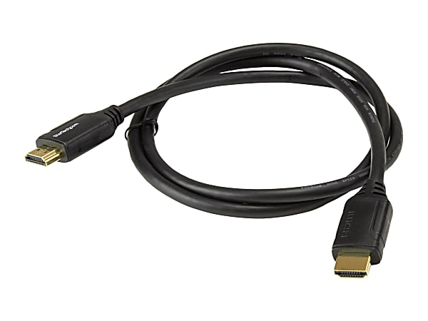 StarTech.com Premium High-Speed HDMI Cable With Ethernet, 3.3', HDMM1MP