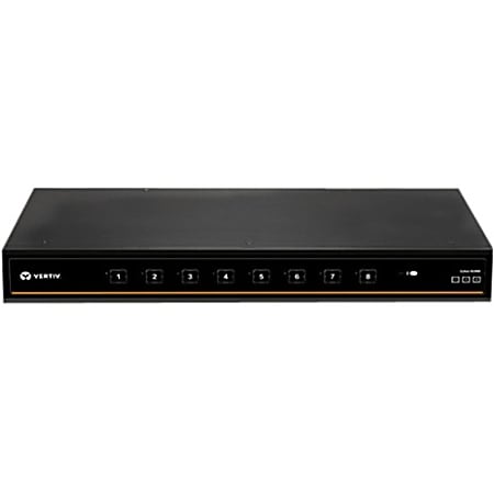 Avocent Vertiv Cybex SC900 Secure Desktop KVM| 8 Port Dual-Head| DP in/DP out| DPP - 4K UHD | NIAP PP 3.0 Compliant | Audio/USB | Secure Isolated Channels | 3-Year Full Coverage Factory Warranty - Optional Extended Warranty Available