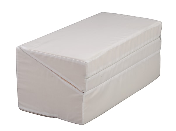 HealthSmart® Foldable Pattern Bed Wedge, 12"H x 24"W x 24"D, White