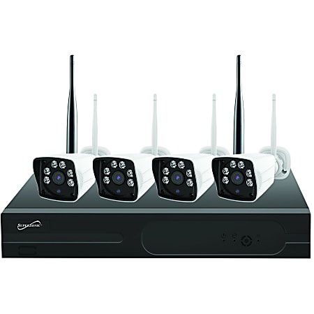 Supersonic Wireless Security Camera System with 4x FHD