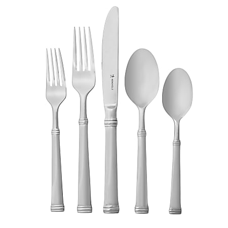 Henckels Plaza 65-Piece Stainless Steel Flatware Set, Silver