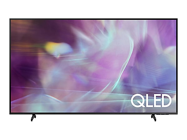 Samsung QN50Q60AAF - 50" Diagonal Class (49.5" viewable) - Q60A Series LED-backlit LCD TV - QLED - Smart TV - Tizen OS - 4K UHD (2160p) 3840 x 2160 - HDR - Quantum Dot, Dual LED - titan gray