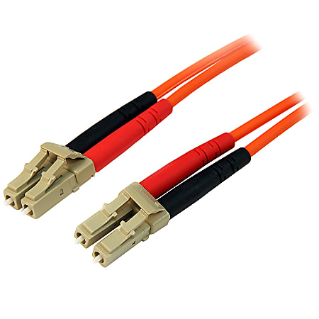 StarTech.com 1m Fiber Optic Cable - Multimode Duplex 50/125 - LSZH - LC/LC - OM2 - LC to LC Fiber Patch Cable