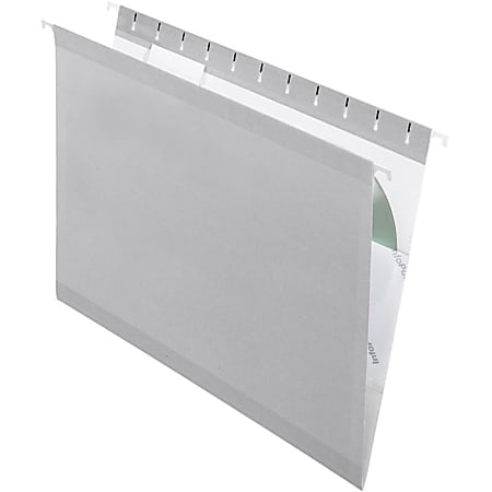 Pendaflex® Premium Reinforced Color Hanging File Folders, Legal Size, Gray, Pack Of 25 Folders