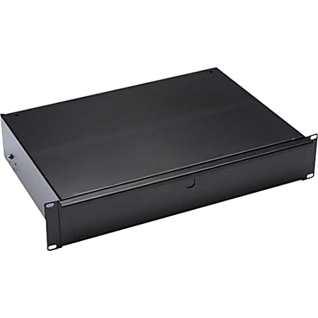 Sanus CADR2 Economy Sliding Rack Drawer - 2U Rack Height - Black