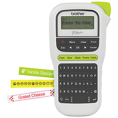 bar abstrakt konvergens Brother P Touch Label Maker PTH110 - Office Depot