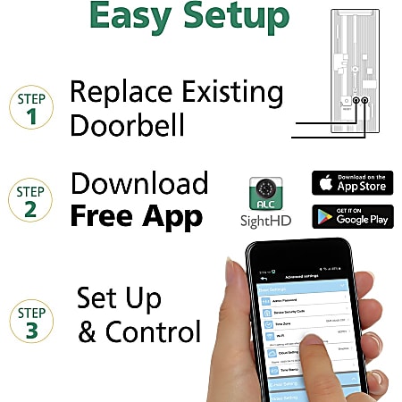 Alc 1080p sighthd video doorbell online
