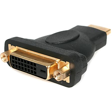 StarTech.com HDMI Male to DVI Female - HDMI to DVI-D Adapter - Bi-Directional - DVI to HDMI (HDMIDVIMF) - HDMIDVIMF