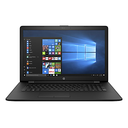 HP 17-bs010nr Laptop, 17.3" Screen, Intel® Pentium®, 4GB Memory, 1TB Hard Drive, Windows® 10 Home