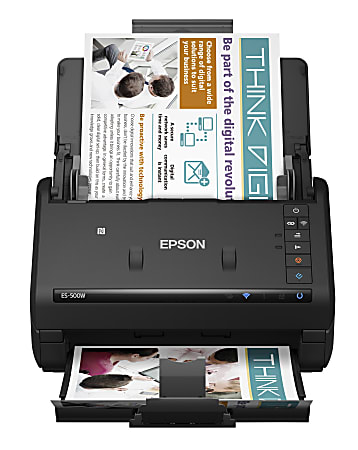 Epson® WorkForce® ES-500W Wireless Color Duplex Document Scanner